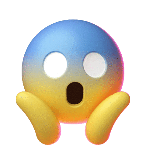 "scared" emoji